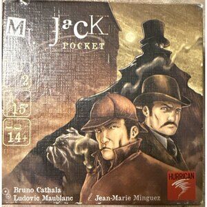 Mr. Jack Pocket Board Game Hurrican  Ripper Holmes 2 Player Travel
